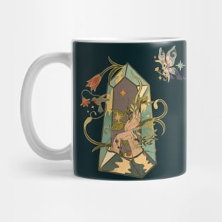 Vintage Hand Flower with Butterfly Mug